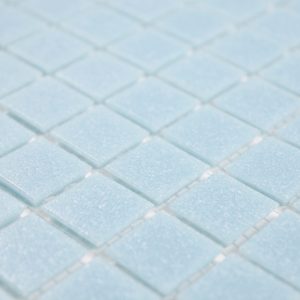 Gạch Mosaic Thủy Tinh Hồ Bơi Xanh Dương Bóng - Bộ 10 Vỉ - hình 2