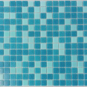 Gạch Mosaic Thủy Tinh Hồ Bơi Xanh Dương - Khổ Lớn 720 Vỉ (72m²) - hình 1