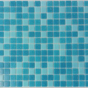 Gạch Mosaic Thủy Tinh Hồ Bơi Xanh Dương - Khổ Lớn 720 Vỉ (72m²) - hình 3