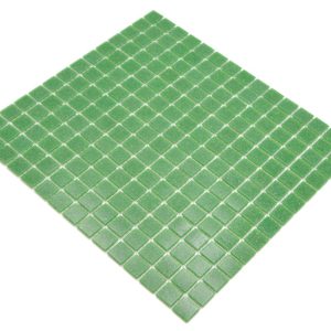 Gạch Mosaic Thủy Tinh Hồ Bơi Xanh Lá Đốm