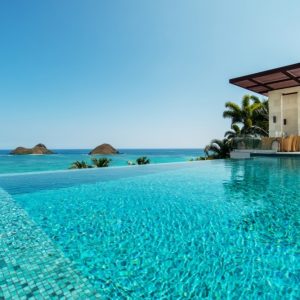 Gạch Mosaic Thủy Tinh Hồ Bơi Xanh Ngọc Phối Xanh Ngọc Bóng - Bộ 10 Vỉ - hình 2