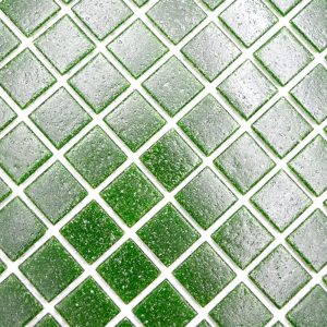 Gạch Mosaic Thủy Tinh Hồ Bơi Xanh Rêu Xanh Lá Đốm - hình 4
