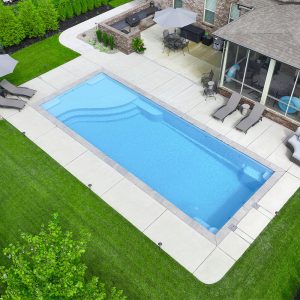 Hồ bơi composite Aspen – góc nhìn toàn cảnh