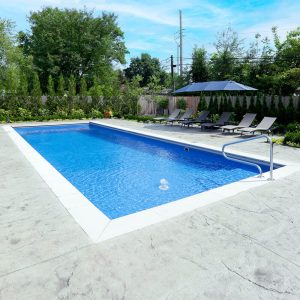 Hồ bơi lắp sẵn composite hồ bơi composite aspen – hoàn thiện thi công