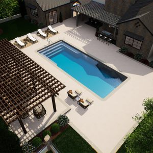 Hồ bơi composite Big Bob – góc nhìn toàn cảnh