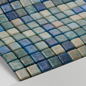 Gạch Mosaic Thủy Tinh Xanh Bali Tiết Kiệm Cho Hồ Bơi Sang Trọng