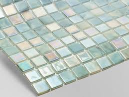 Gạch Mosaic Thủy Tinh Xanh Lá Kiwi Tiết Kiệm Cho Hồ Bơi Ecotechpool