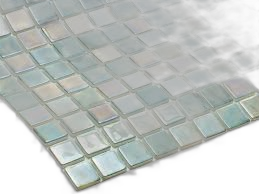 Gạch Mosaic Thủy Tinh Xanh Lá Kiwi Tiết Kiệm Cho Hồ Bơi Ecotechpool