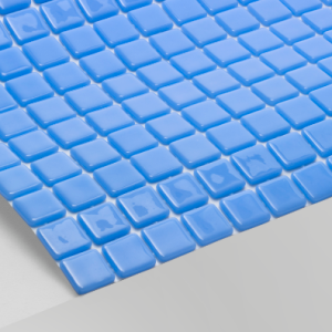 Gạch Mosaic Thủy Tinh Xanh Biển Nhạt Tiết Kiệm Năng Lượng PS-23