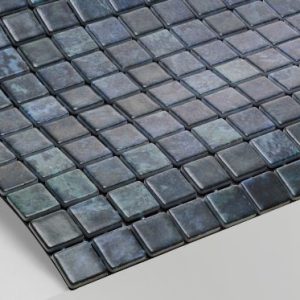 Gạch Mosaic Thủy Tinh Xanh Đêm Tiết Kiệm Cho Hồ Bơi Cao Cấp