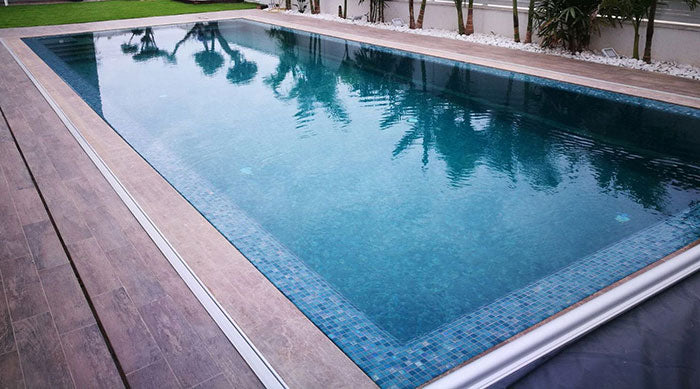Gạch Mosaic Thủy Tinh Mix Xanh Nilo Tiết Kiệm Cho Hồ Bơi Gạch Mosaic Thủy Tinh Mix Xanh Nilo Tiết Kiệm Cho Hồ Bơi - Ảnh 2