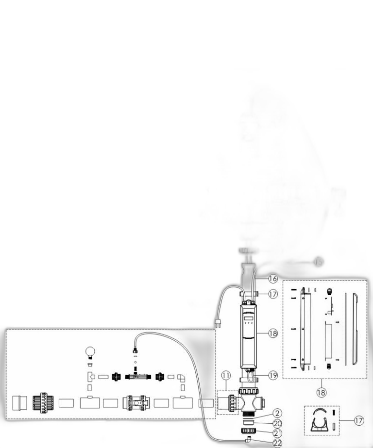 Máy Khử Trùng Nước Hồ Bơi Nano UV87 Tiết Kiệm Điện