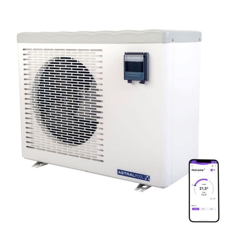 Máy bơm nhiệt inverter hồ bơi tiết kiệm 80% điện sưởi so với điện trở