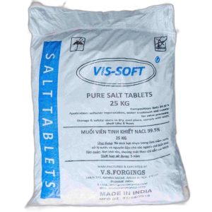 Muối Viên Tinh Khiết Vissoft 25kg Cho Hồ Bơi Thông Minh