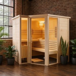 Phòng Xông Hơi Hồng Ngoại Arktis Infra+ 3-4 Người Gỗ Aspen Phòng Xông Hơi Hồng Ngoại Arktis Infra+ 3-4 Người Gỗ Aspen – hình 2
