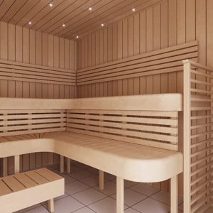 Phòng Xông Hơi Khô Sauna Premium 3-4 Người Gỗ Dương Xử Lý Nhiệt – hình 4