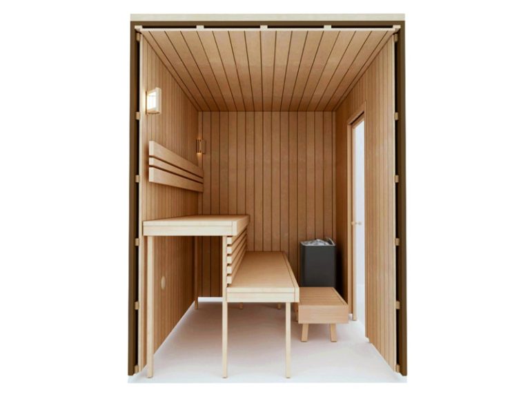 Trang chủ Phòng Xông Hơi Khô Sauna Standard 3-4 Người Gỗ Dương Xử Lý Nhiệt Thermo-Aspen