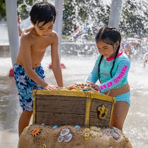Thiết Bị Phun Nước Chủ Đề Kho Báu Đại Dương Tiết Kiệm Năng Lượng