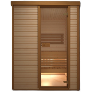 Cabin Xông Hơi Gỗ Thông Bắc Âu 2 Người Tiết Kiệm Năng Lượng