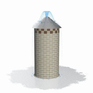 Thiết Bị Phun Nước Silo Nông Trại Tiết Kiệm Năng Lượng Ngoài Trời