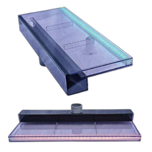 Thác Nước Acrylic Tiết Kiệm Năng Lượng Minderwater Cho Hồ Bơi