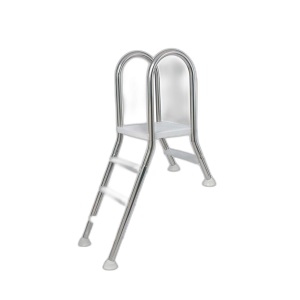 Thang Hồ Bơi Bán Âm Đất Inox AISI 304 Tiết Kiệm Không Gian