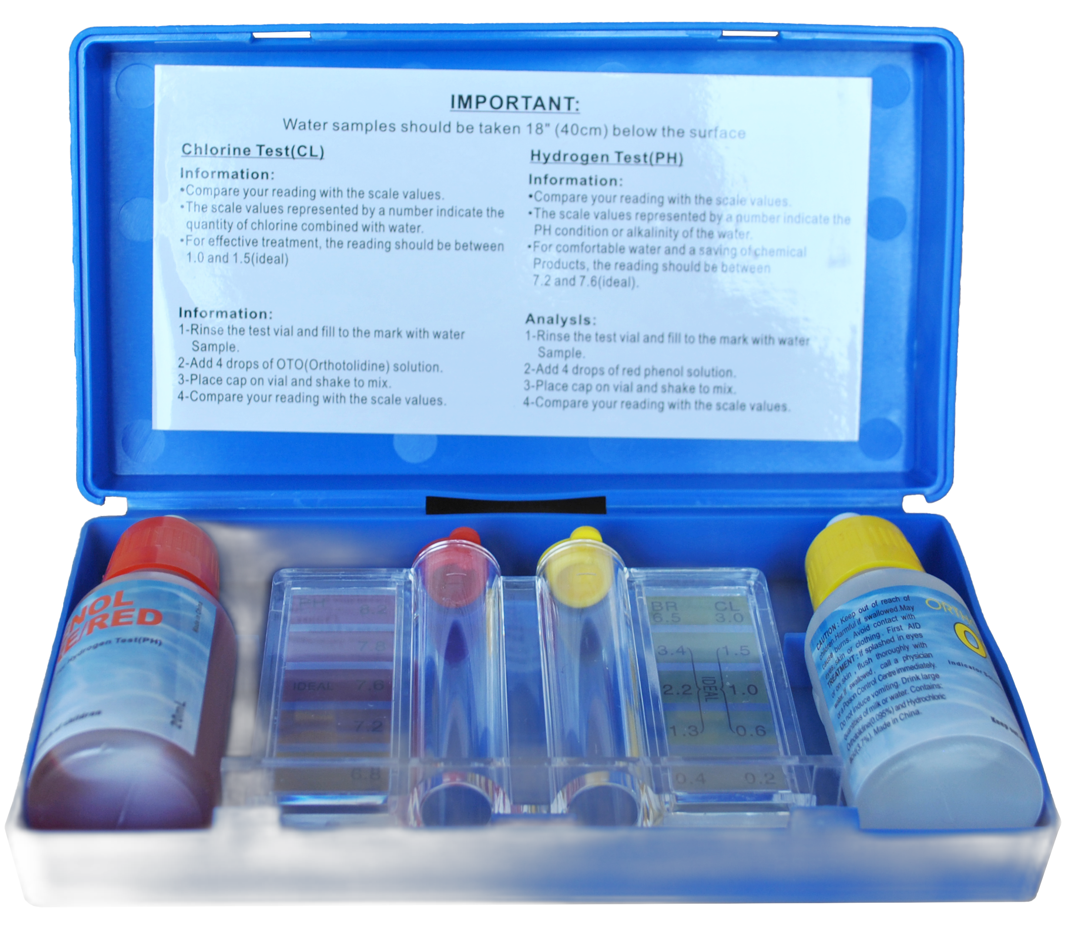Bộ Test Đo pH Và Clo Tiết Kiệm Cho Hồ Bơi Chính Xác Bộ Test Đo pH Và Clo Tiết Kiệm Cho Hồ Bơi Chính Xác